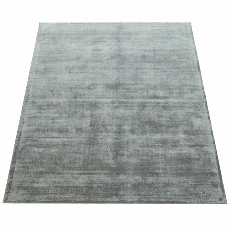 Viscose vloerkleed of karpet MERLIN kleur grijs 330