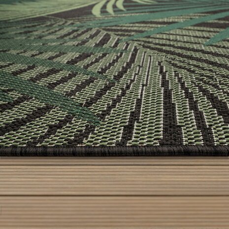 Outdoor vloerkleed of karpet ANNE kleur zwart 534