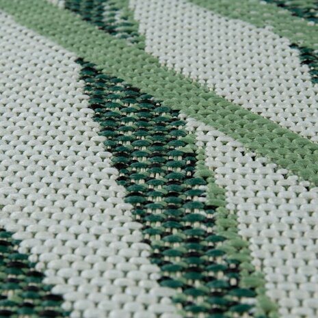 Outdoor vloerkleed of karpet ANNE kleur groen 537