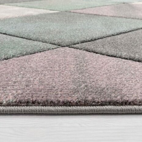 Modern 3D vloerkleed of karpet ARWIN kleur multicolor 238