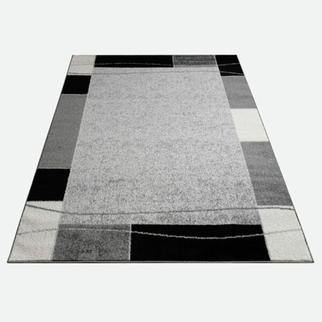Modern vloerkleed of karpet ARIZONA  kleur grijs 054