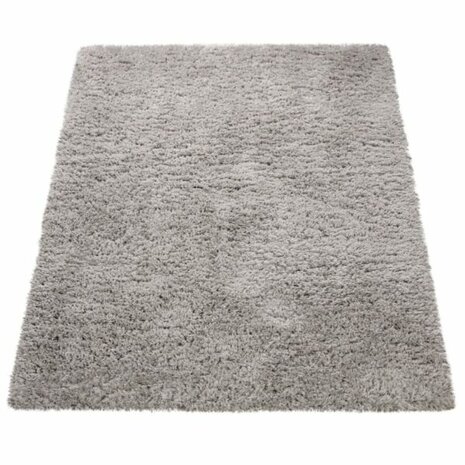Hoogpolig vloerkleed of karpet AMADO kleur grijs 861