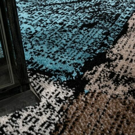Vloerkleed of karpet TUNDRA kleur bruin 155