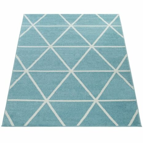 Vloerkleed of karpet PALMER kleur blauw 401
